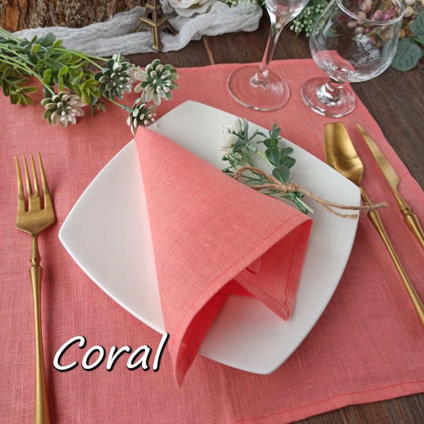 Coral Placemats Etsy
