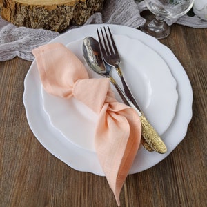 Cocktail napkins for elegant dining, Wedding napkins for special events, Cloth napkins for table decor, Linen napkins for rustic home decor
