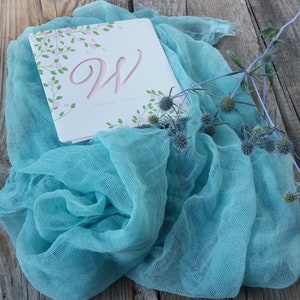 Rustic table runner for weddings, Cheesecloth runner, Gauze table runner table centerpiece, Boho table runner for wedding table decor