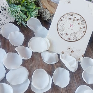 Petali di rosa bianca per matrimonio, Petali di fiori, Decorazioni per matrimoni, Decorazioni per la tavola, Decorazioni per la casa, Decorazioni per doccia nuziale