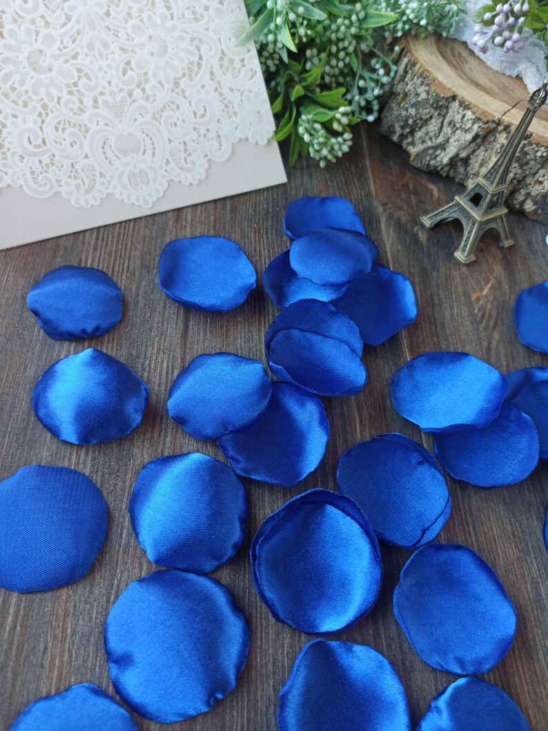 Blue Rose Petals for Wedding Exit Wedding Decor Flower Girl Etsy