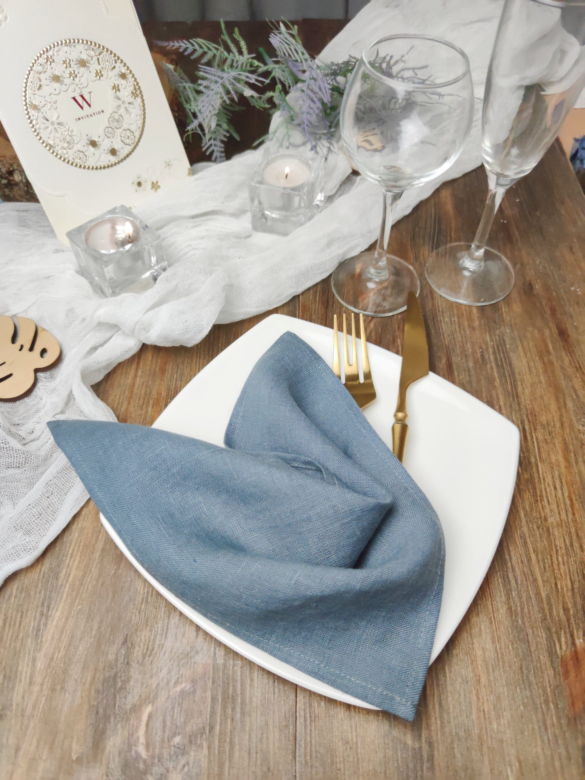 Wedding napkins linen linen cocktail napkins Wholesale Etsy