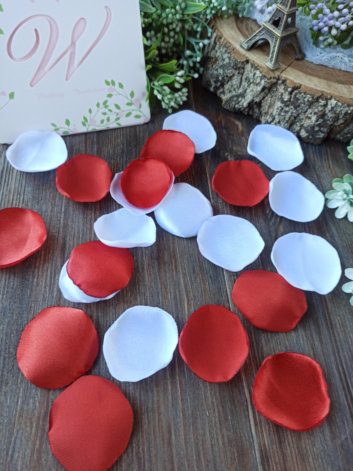 White rose petals for wedding Flower petals Wedding Etsy