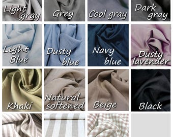 Linen tablecloth, Table cloth farmhouse decor,  Washed soft custom size tablecloth round, oval, square, rectangular home decor 40 + colors