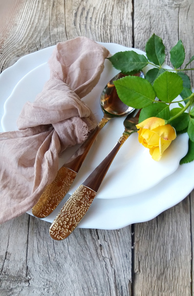 Cloth Dinner Napkins for Wedding Rustic Wedding Napkins Etsy