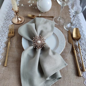 Tovaglioli verde salvia, tovaglioli di stoffa e tovagliette set da 6, 8 tovaglioli in viscosa di lino per decorazioni da tavola per matrimoni, tovaglioli personalizzati per decorazioni rustiche per la casa