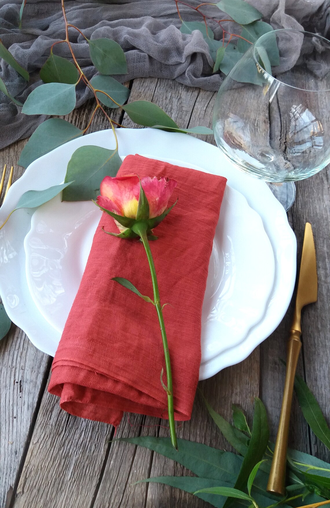 Cloth dinner napkins for wedding Rustic Wedding napkins Etsy