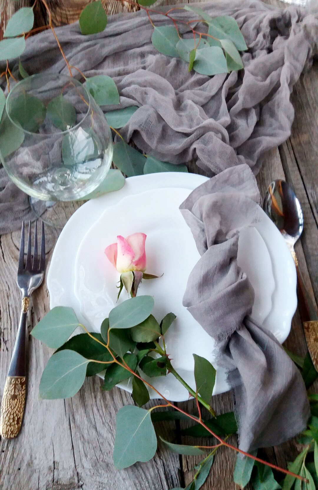 Cloth Napkins for Wedding Rustic Wedding Decor Napkins Stone - Etsy