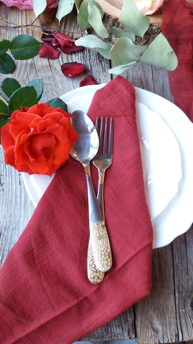 Wedding Napkins Rustic Olive Green Gauze Napkins Rustic Home Etsy