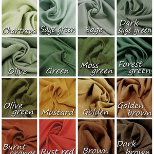Sage green Linen napkin bulk, Natural softened fringed linen napkins, Wedding napkins, LN 146 image 4