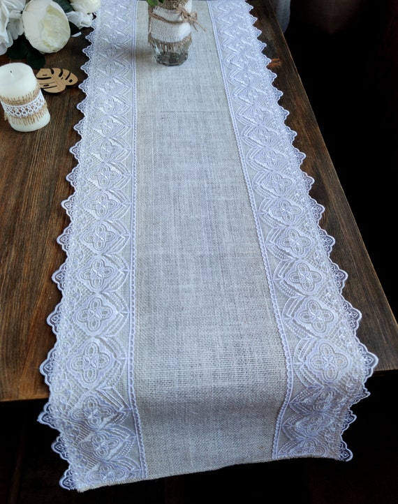 BULK SPECIAL (12) Burlap Table Runner with ties - Wedding runner, Holiday  decorating, Home decor, Fall wedding