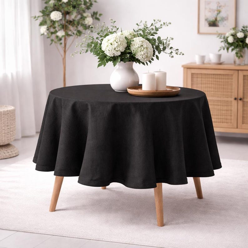 DecorWeddingGifts Linen Tablecloth - Thumbnail 4