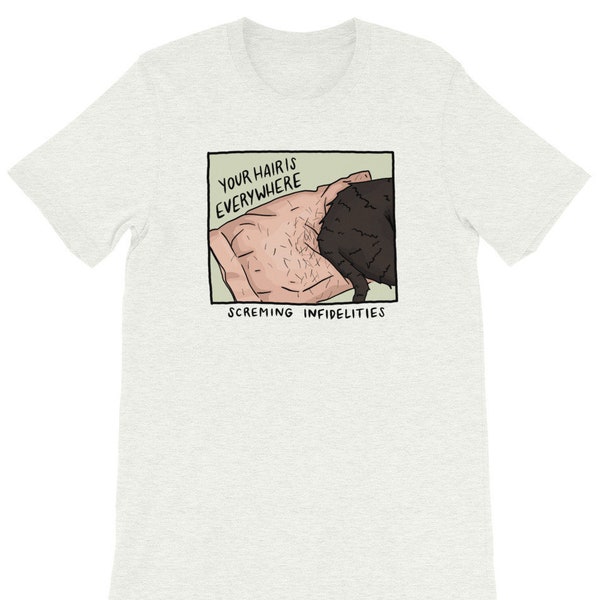Your Hair Is Everywhere T-Shirt, Funny Emo Lyrics Cat Tee, Dashboard Confessional Inspired