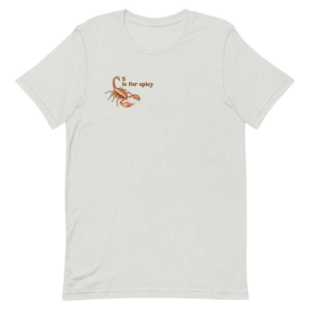 S is for Spicy T-shirt, Funny Scorpion Shirt - Etsy