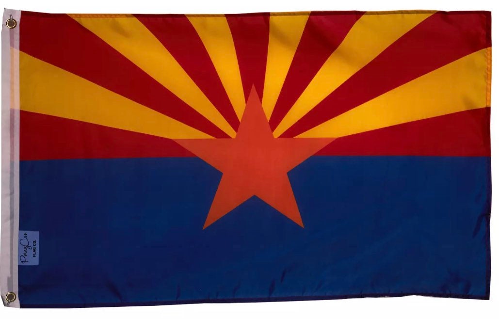 State of Arizona BIG Flag 3x5ft Polyester Banner AZ Tucson Etsy