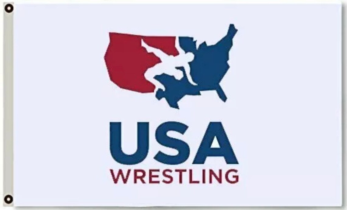 USA Wrestling 3x5ft Flag Logo Banner Wall Decor Garden Art Etsy