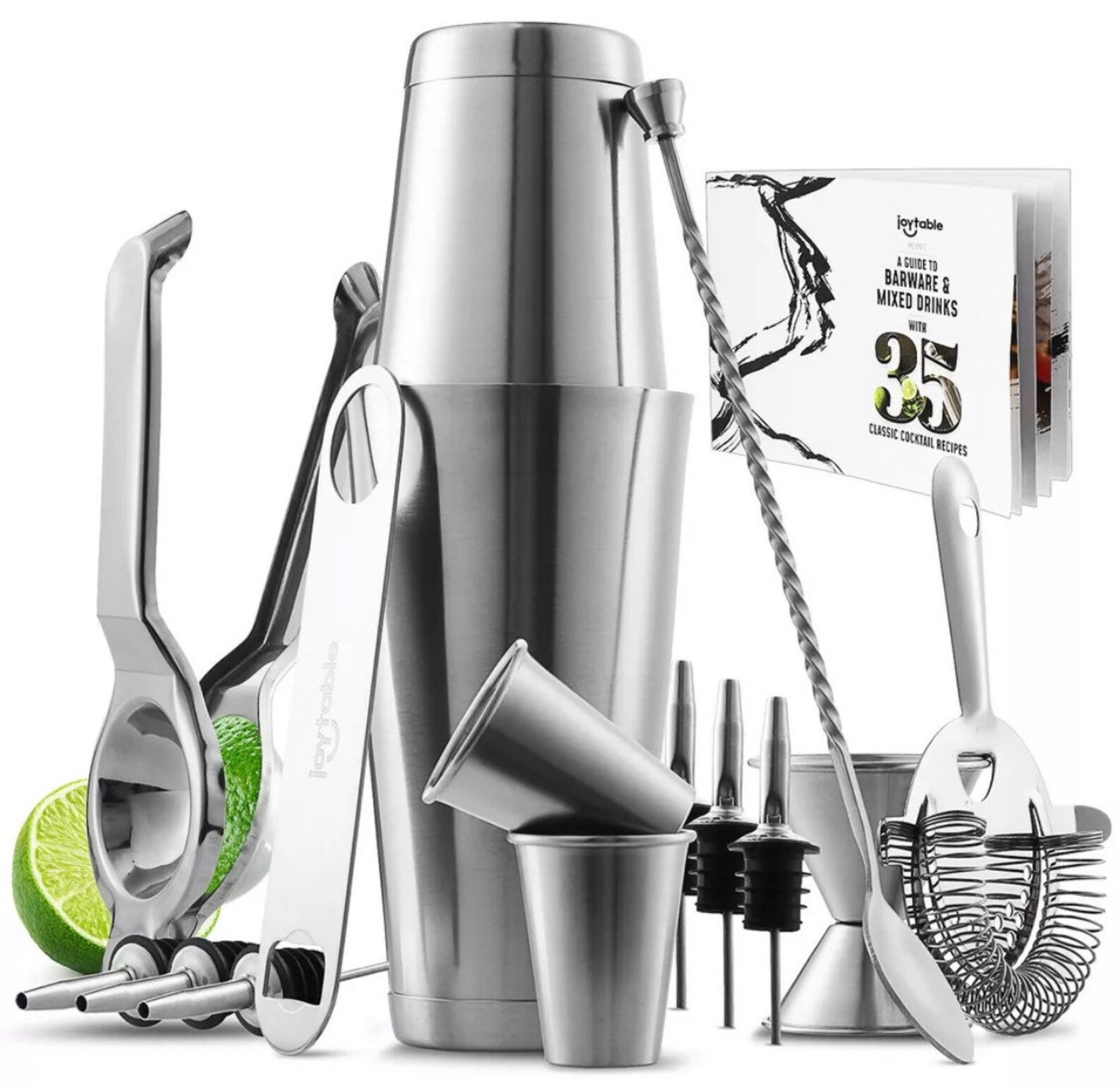 Barware Set 16 PC Bartender Kit completo Cocktail Shaker Bar Etsy España