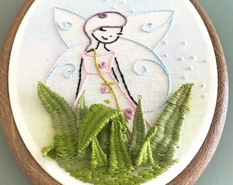 Cute Fairy - PDF Hand Embroidery Pattern