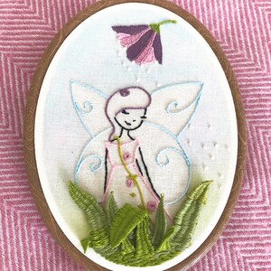 Cute Fairy - PDF Hand Embroidery Pattern - Etsy