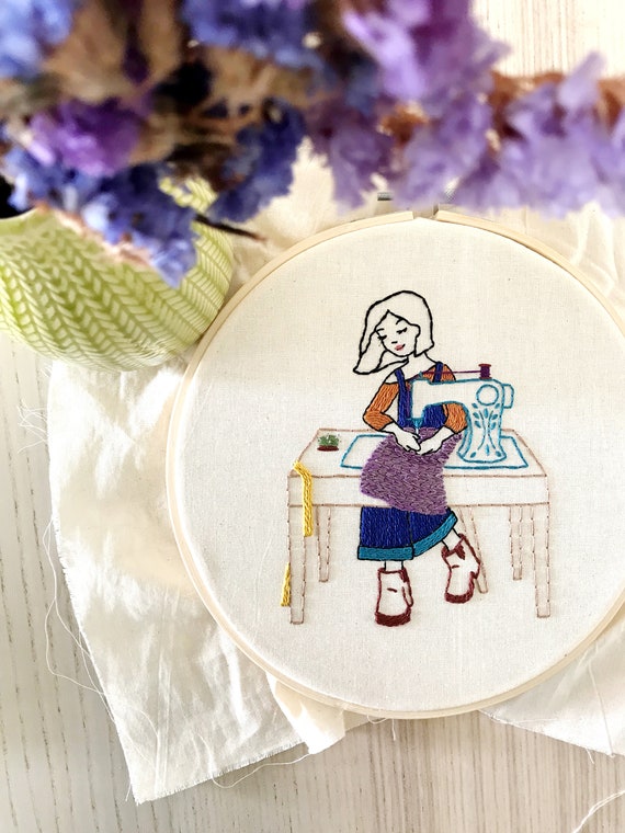 Sewing Lady