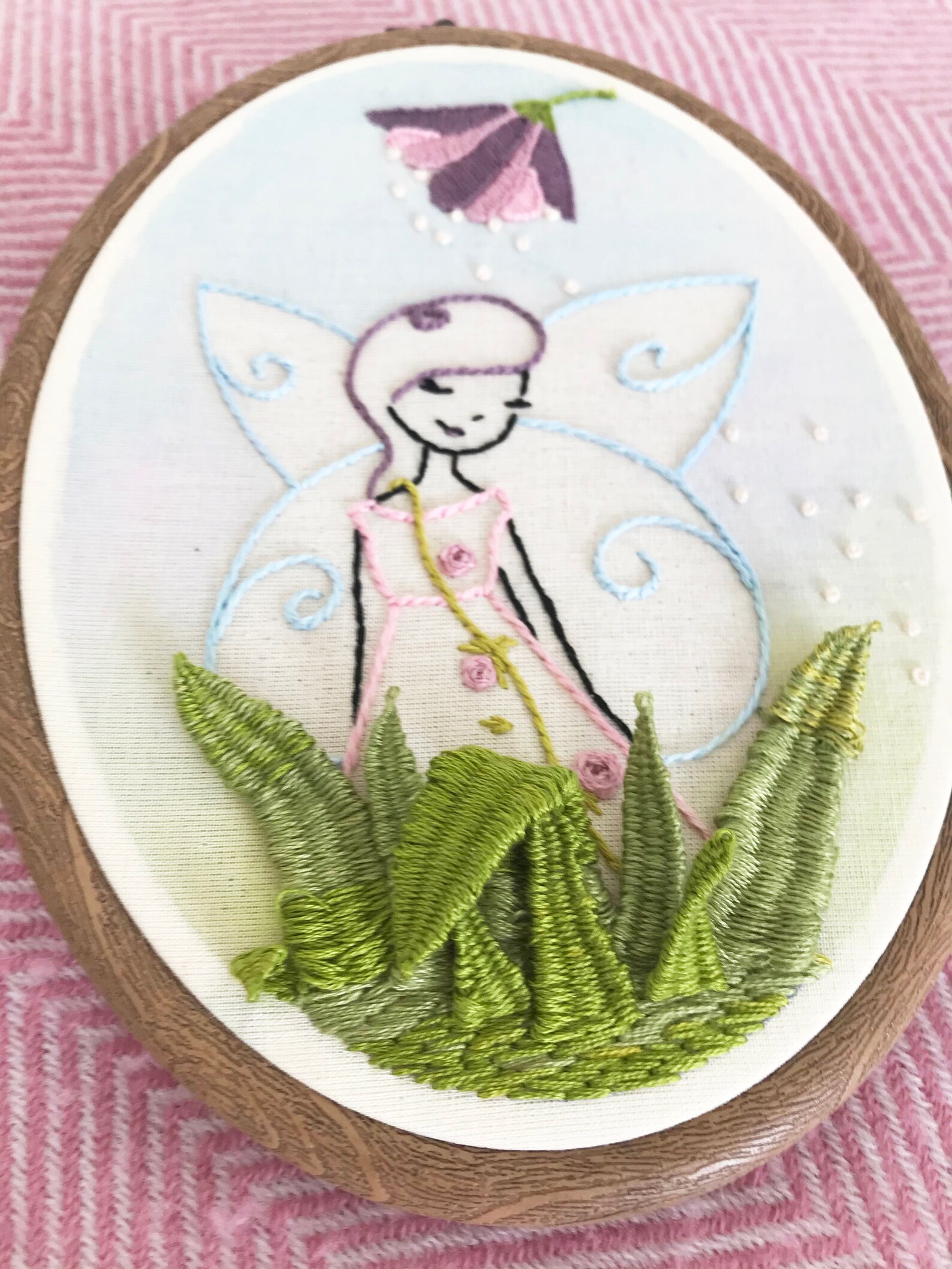Cute Fairy - PDF Hand Embroidery Pattern - Etsy