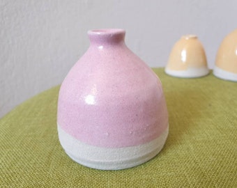 Pink vase /small vase / ceramic vase / clay vase / miniature vase "rosaaaa" no 8