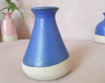 Blue Väschen / small vase / miniature vase "blaurausch" no 27
