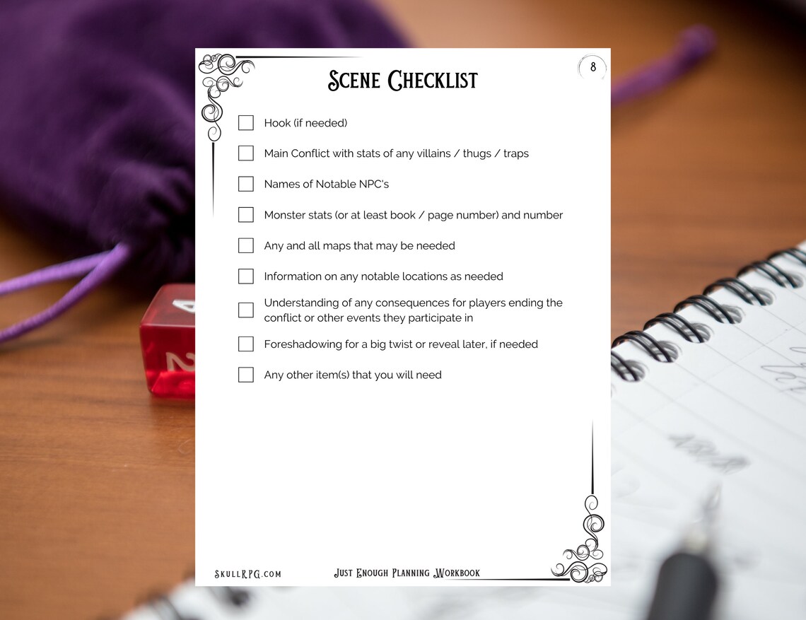 Dungeon Master Campaign Planner to Plan Your Entire TTRPG With - Etsy