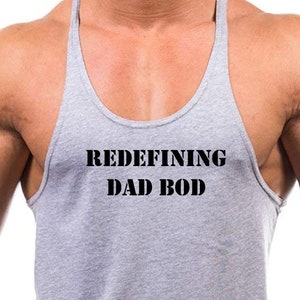 Men es Y-Back Muscle Workout Bodybuilding Tank top-Redefining Dad Bod