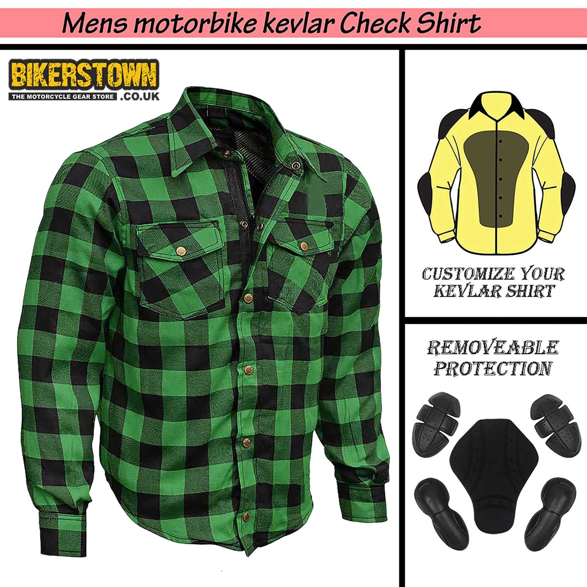 Profesión Tropical Retrato Camisa de trabajo para montar en moto Camisa verde con forro a - Etsy España