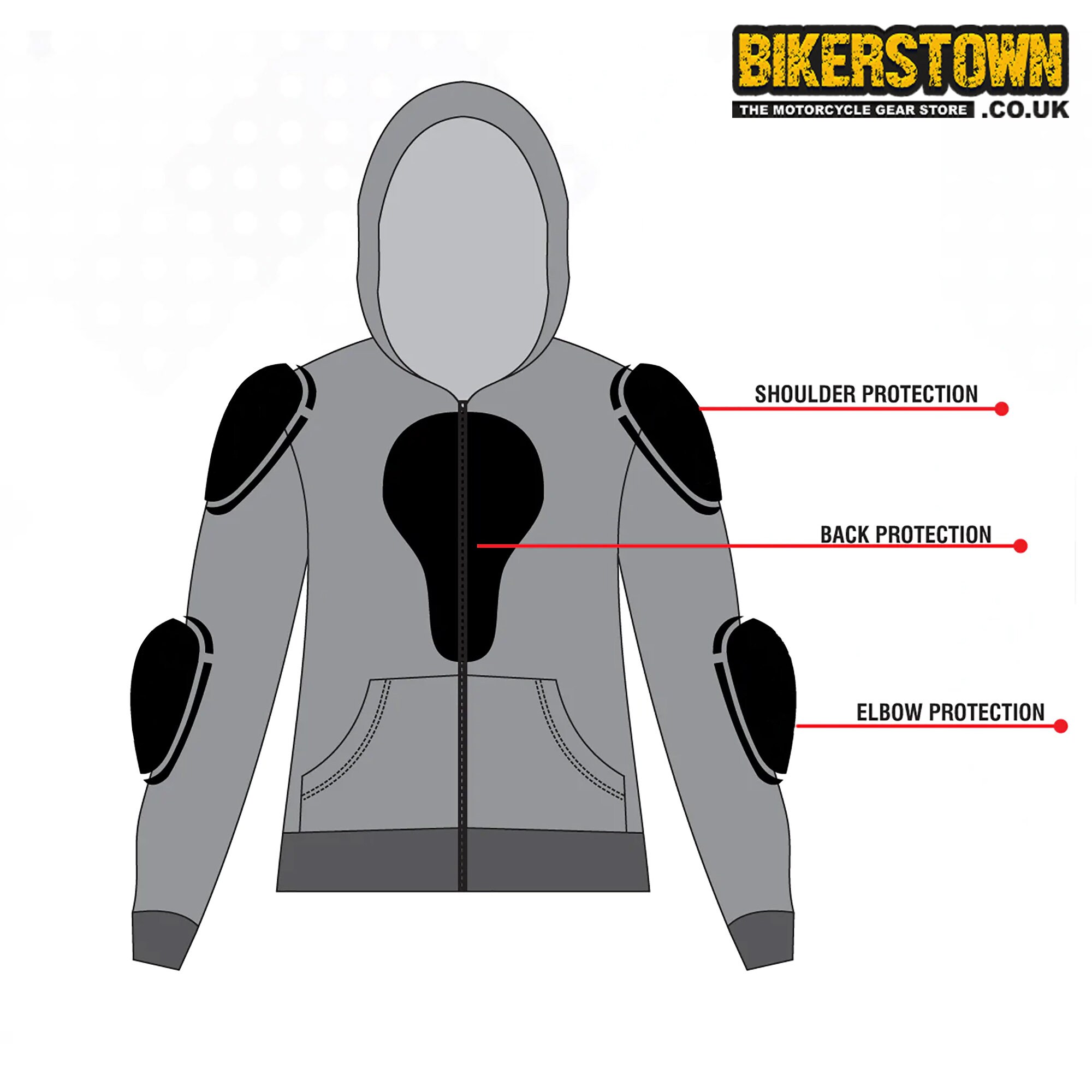 Buy Motorbike Motorcycle Jacket Hoodie Lined Aramid Protection