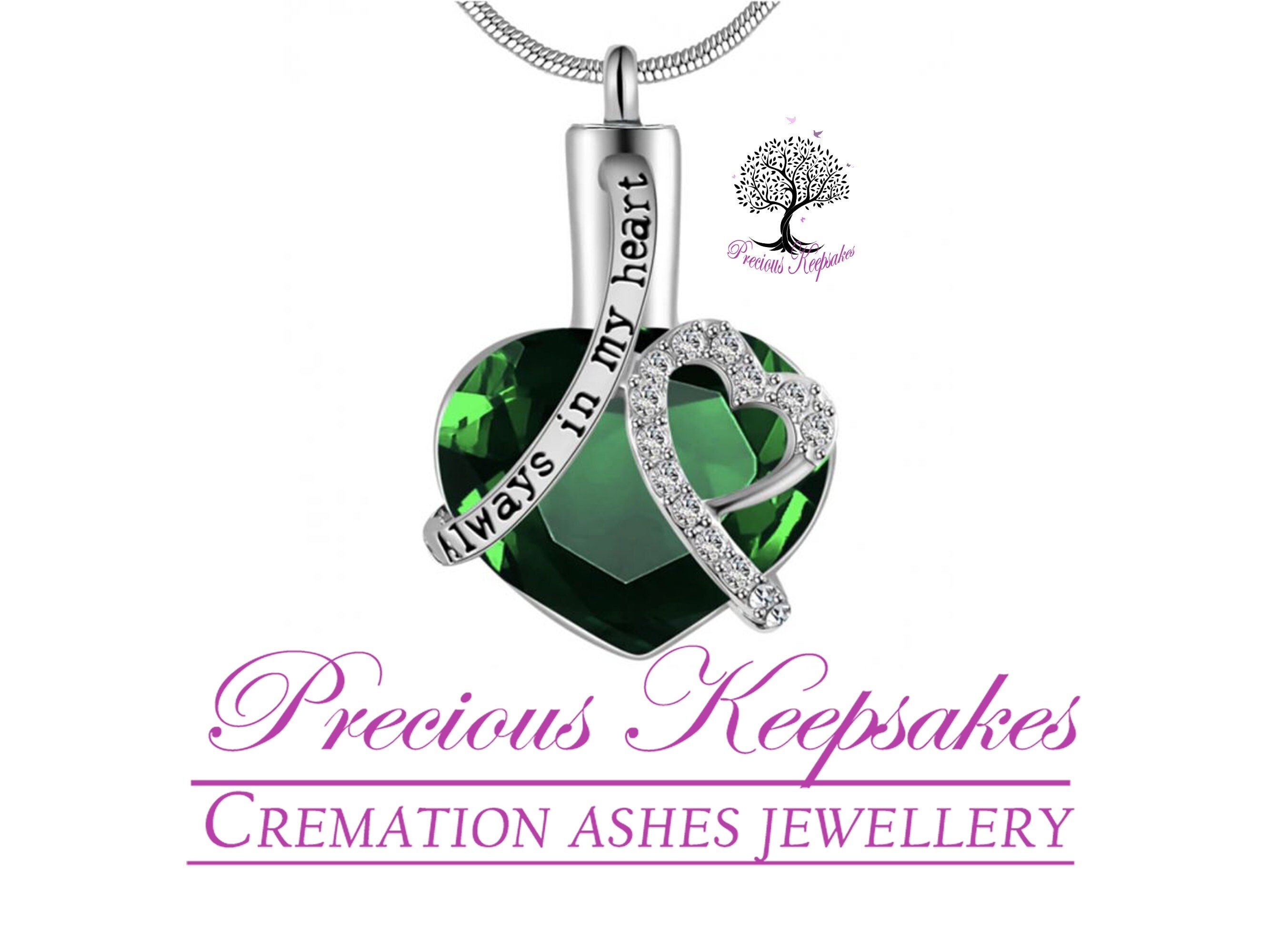 Emerald sale cremation jewelry