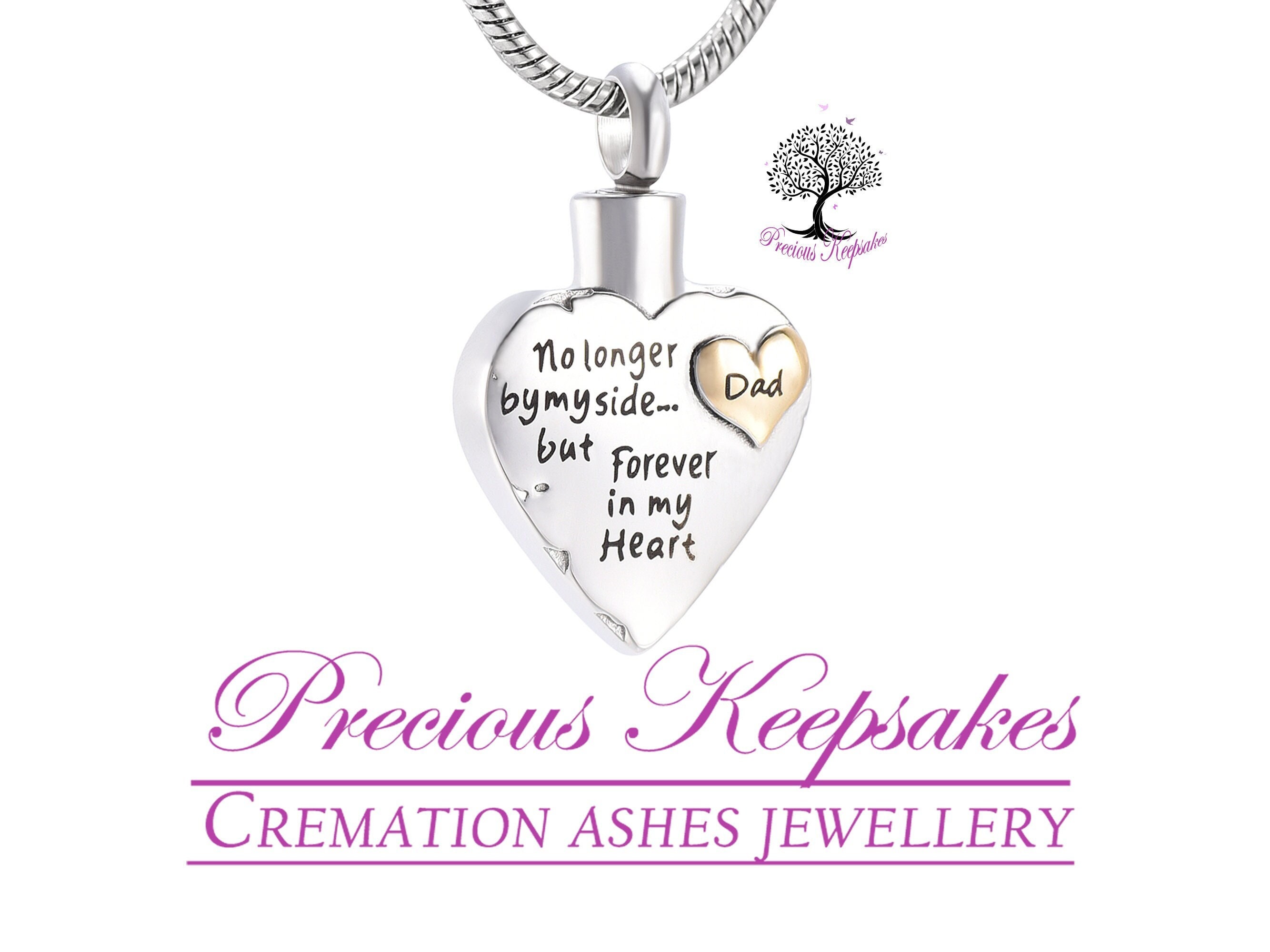 Cremation Urn Necklace Ashes Urn Jewelry Forever In Heart - Temu