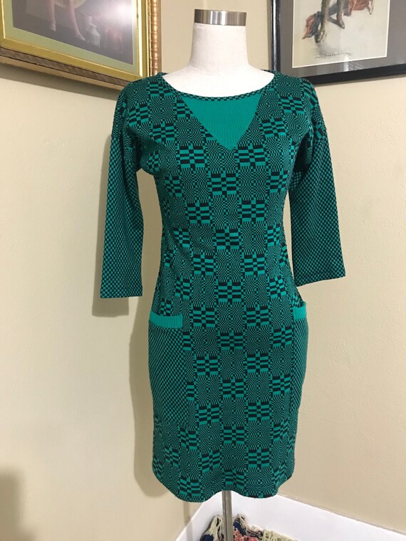 1980s Sweater Dress