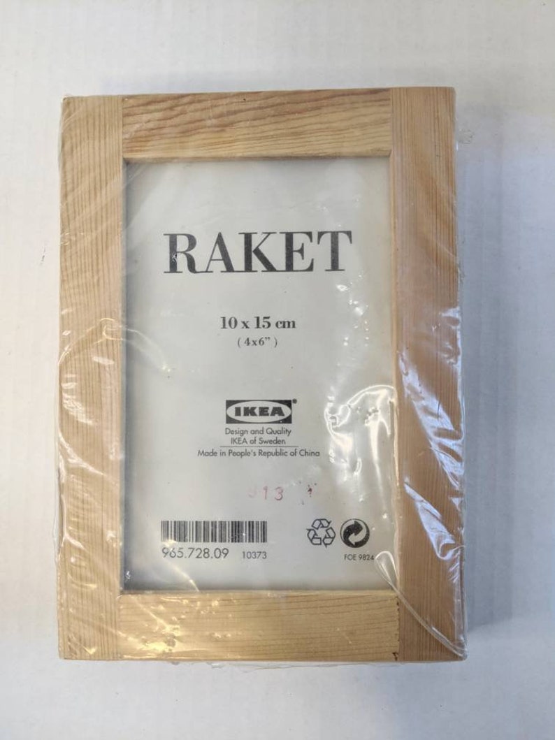 NEW RAKET IKEA Set Of 3 Wooden Photo Frames 4 x 6 10x15 cm Etsy
