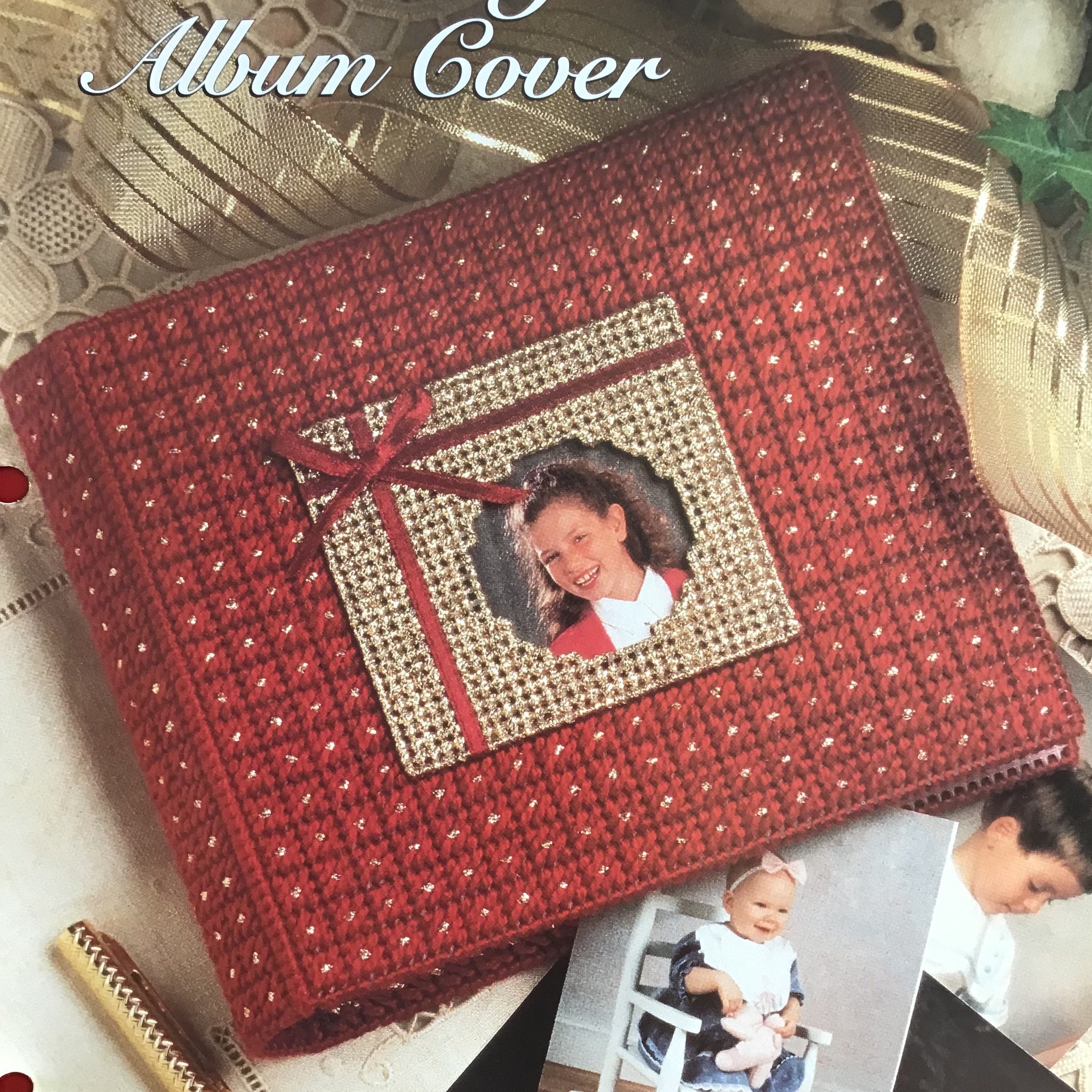 Vintage Photo Album Cover Plastic Canvas Keepsake for Etsy Canada