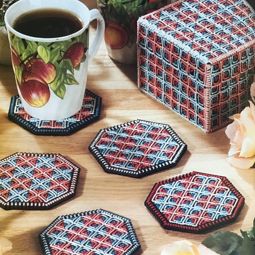 Sunflower Coaster Plastic Canvas Pattern - Etsy