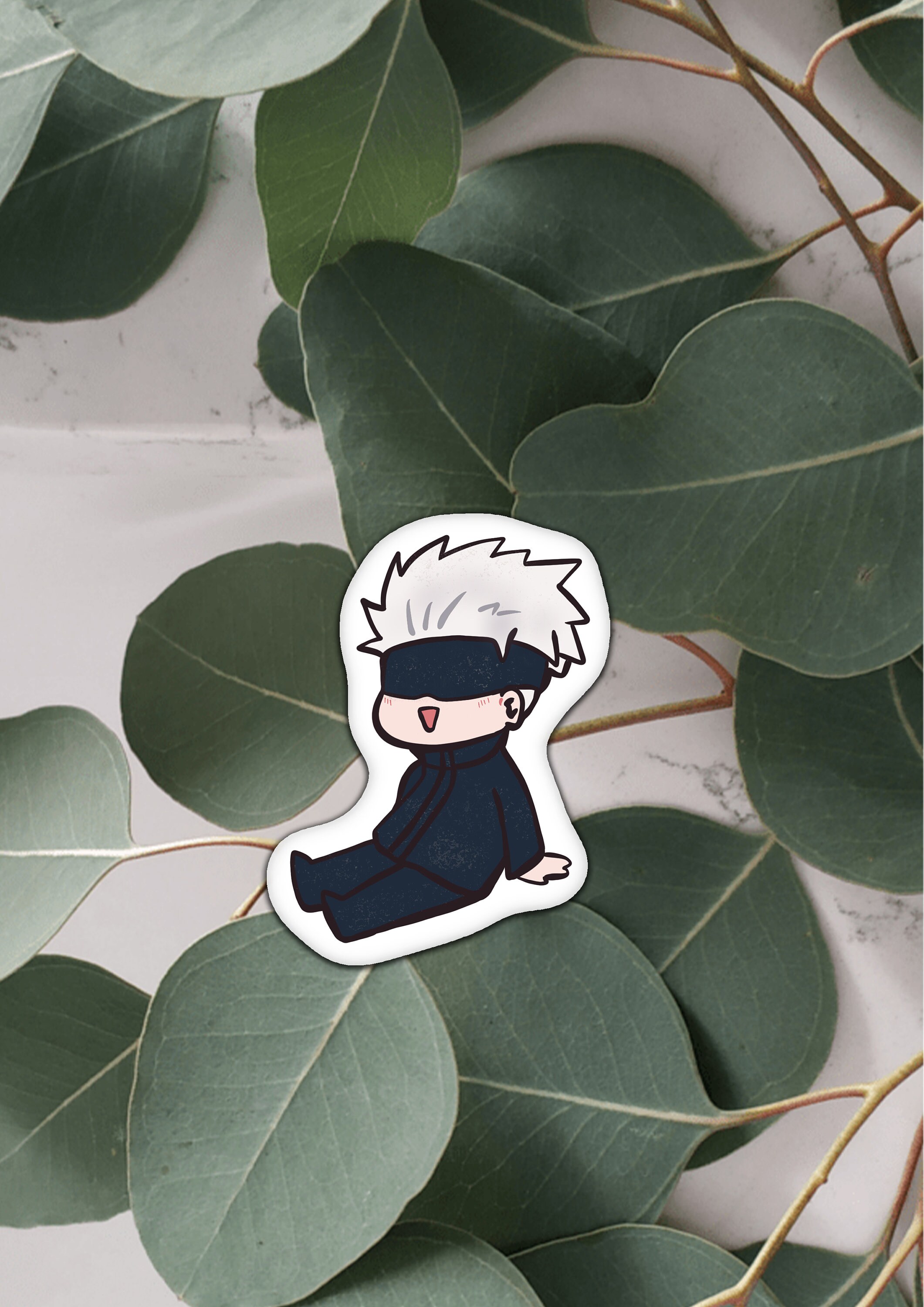 Gogo Satoru Sticker chibi Cute/ jujutsu Kaisen | Etsy