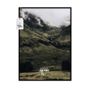 Scotland Print, Scotland Poster, Cabin Life, Cabin Print and Printable Art.