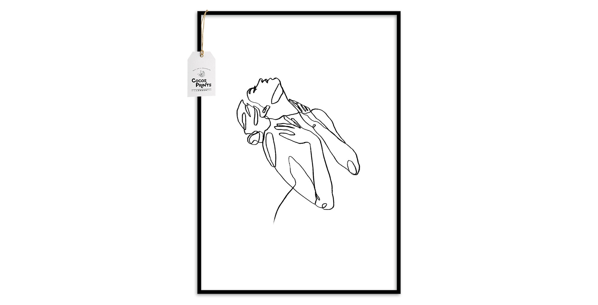 One Line Figure Art, Modern Line Art, PRINTABLE ART, One Line Drawing ...