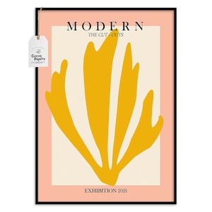 Modern Exhibition Poster, PRINTABLE ART, modern museum poster, abstract exhibition, museum printable