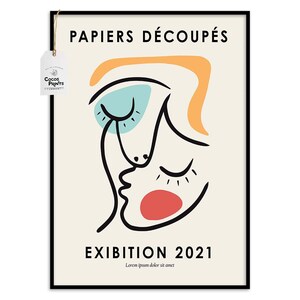 Modern Exhibition Poster, PRINTABLE ART, modern museum poster, abstract exhibition, museum printable, Vintage Minimalist Poster