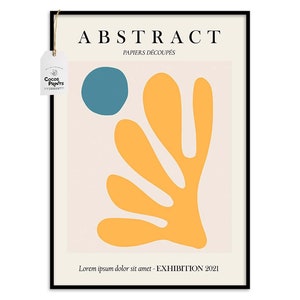 Exhibition Poster, PRINTABLE ART, modern museum poster, abstract exhibition, museum printable