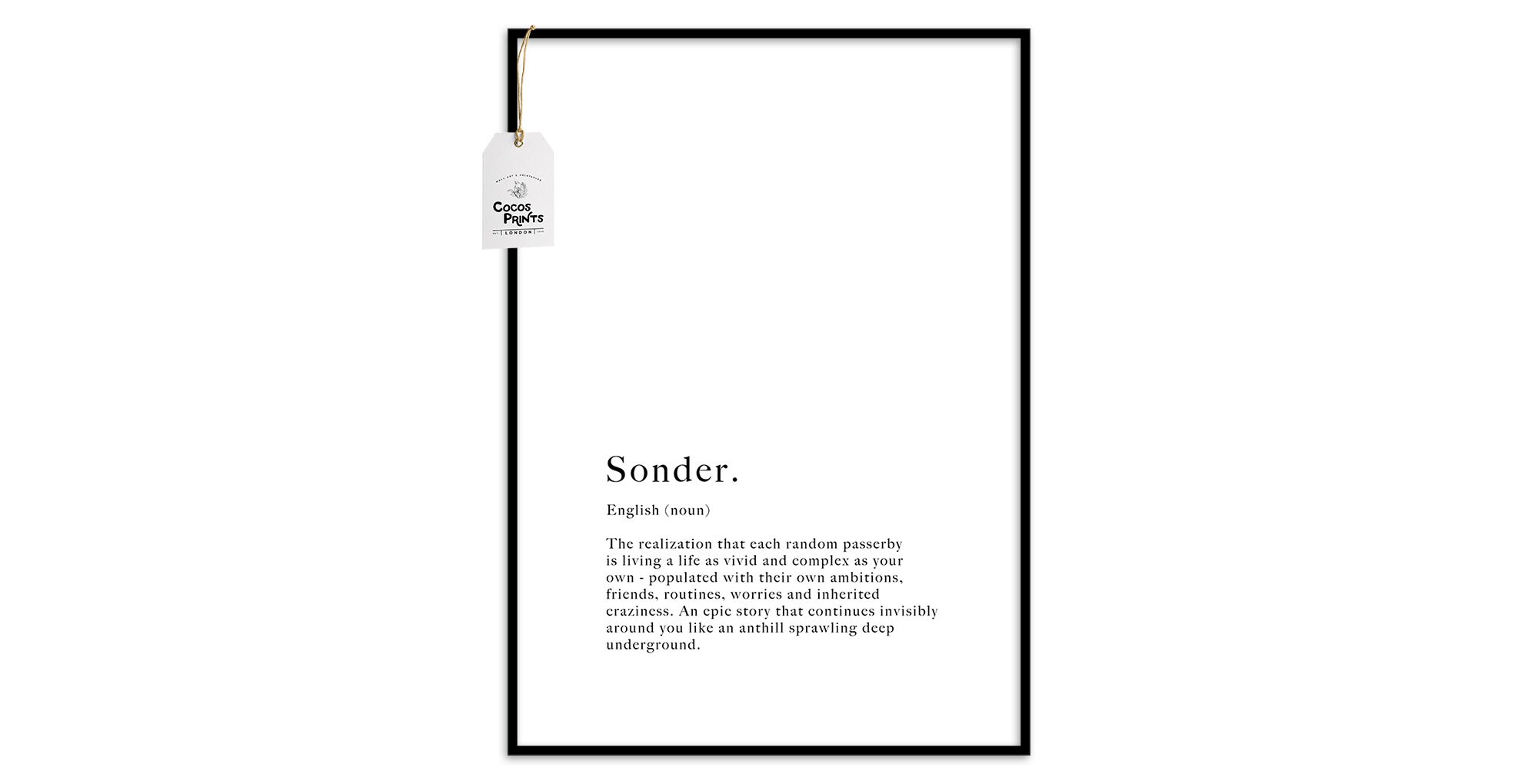 Sonder Definition Wandkunst Word Definition Print Word Art Etsy de