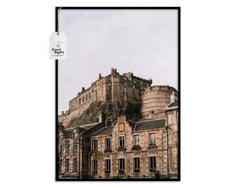 Edinburgh Castle Print, Scotland Print, Edinburgh Print, Scotland Poster and Printable Art