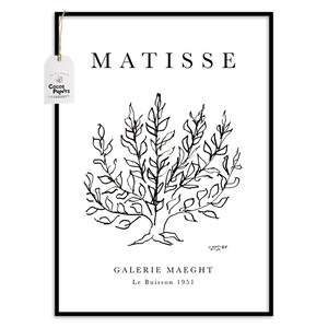 Póster de la exposición de Matisse, ARTE IMPRIMIBLE, póster de museo moderno, exposición abstracta, impresión de Matisse, arte de Matisse