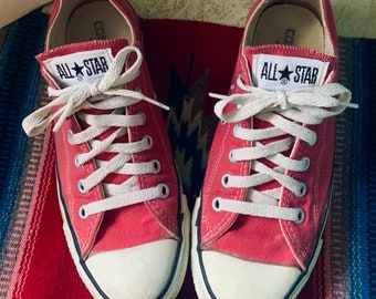 old red converse