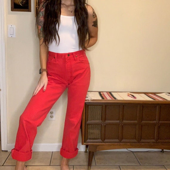 Vintage Red Wrangler Jeans