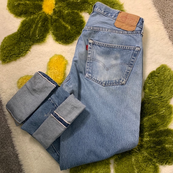 Vintage Selvedge Denim Levis 501s