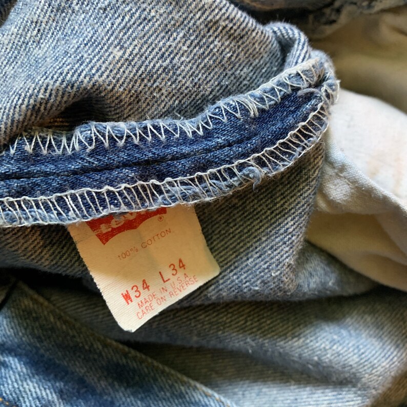 Vintage Distressed Levi\u2019s 501s USA